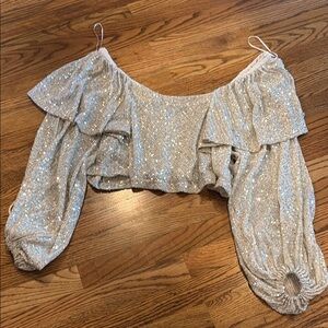 Free people xs sequin top